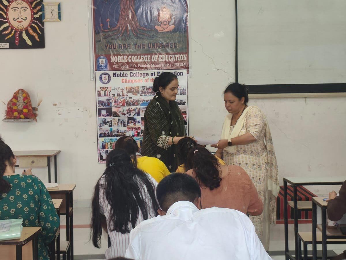 Noble College of Education, Village Seog, P.O. Pandoh, Distt. Mandi